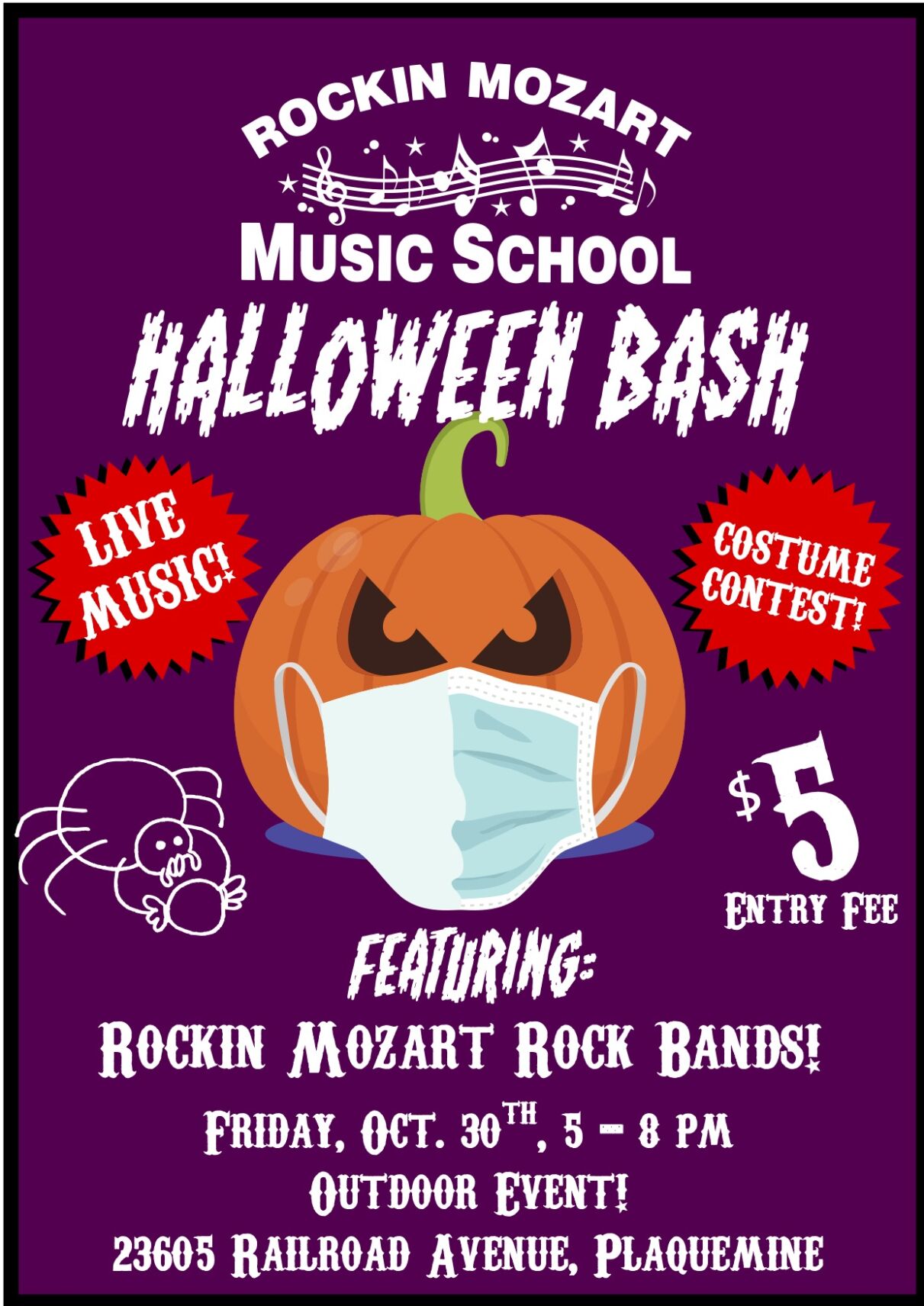 Rockin' Mozart Halloween Bash